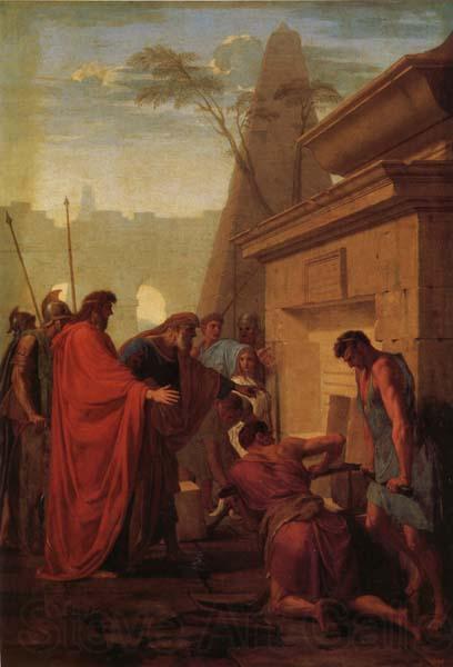 Eustache Le Sueur King Darius Visiting the Tomh of His Father Hystaspes France oil painting art